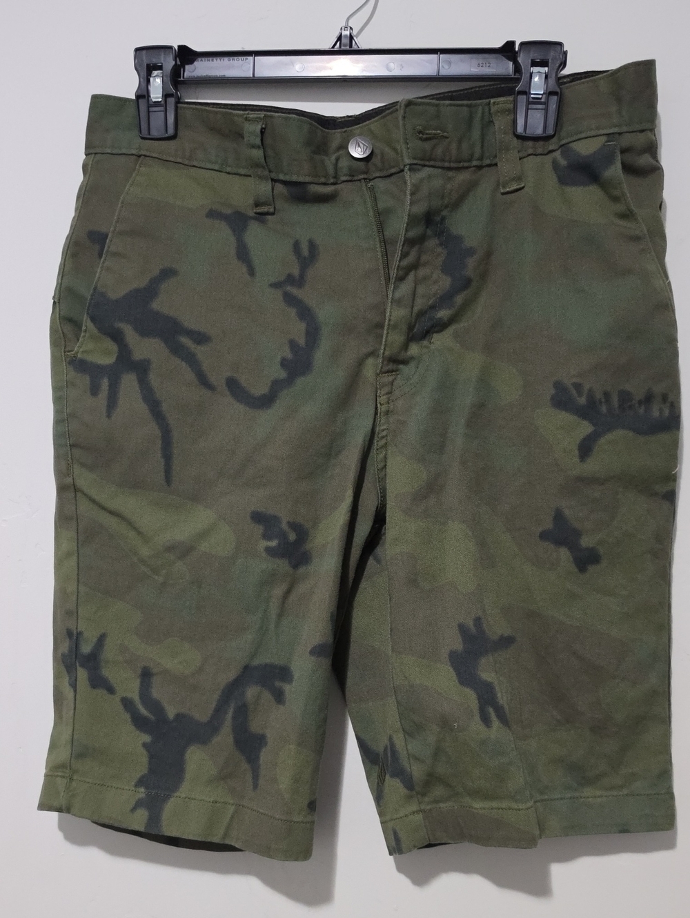 Volcom Men's Green Camo Cargo Shorts